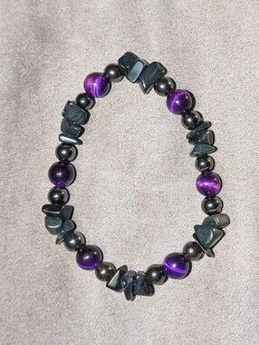 Triple Stone Stretch Bracelet